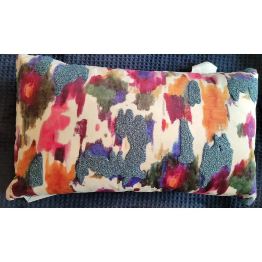 Callisto Home 3 Pillow Abstract Art Watercolor Modern 2 Lumber Throw Pillows NWT